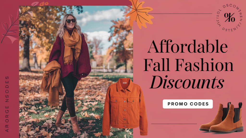 Stay cozy and chic this fall with affordable fashion discounts on sweaters, boots, and outerwear. Shop the best seasonal deals with Click and Slip.